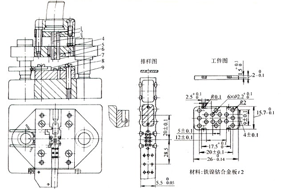 鈑金加工廠-單工序落料模